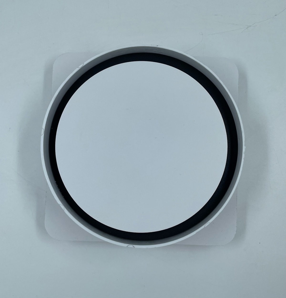 Теневой диффузор для натяжного потолка FoZa FoZa d150мм с вентилятором на шарикоподшипнике d100мм с выходом на трубу 60х204мм