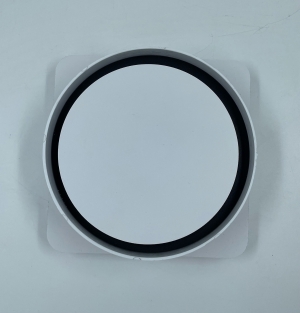 Теневой диффузор для натяжного потолка FoZa FoZa d150мм с вентилятором на шарикоподшипнике d100мм с выходом на трубу 60х204мм