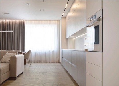 Диффузор под покраску скрытого монтажа SECRET SOFT FRAME D100мм